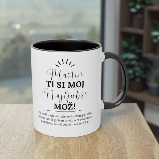 Personalizirana skodelica "Ti si moj najljubši mož"